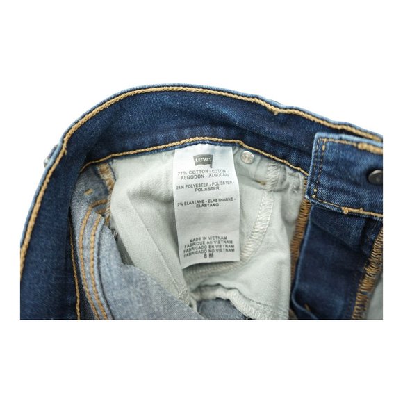 Levi's 512 Perfectly Slimming Bootcut Jeans Womens Size 8 Blue Mid Rise Country* - Picture 7 of 7